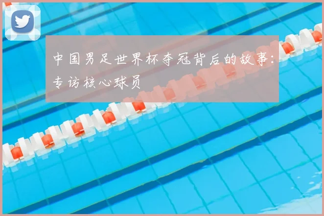 中国男足世界杯夺冠背后的故事：专访核心球员